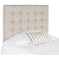 thumbnail image 2 of SAFAVIEH Lamar Classic Modern Tufted Headboard, Twin, Taupe, 2 of 5