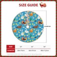 thumbnail image 2 of Haiem Rooster And Chickens Pattern Christmas Tree Skirt Merry Christmas Party Christmas Tree Decoration,New Year Decorations-30", 2 of 6