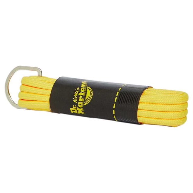 Shoelace Dr. Martens, 140 cm, encaje redondo, color amarillo