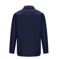 thumbnail image 5 of AherBiu Plus Size Mens Linen Shirts Long Sleeve Button down Lightweight Shirts Fall Solid Casual Beach Shirts, 5 of 5