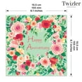 thumbnail image 3 of Twizler Anniversary Card - Roses Floral - Womens Happy Wedding Anniversary Card for Her, 3 of 5