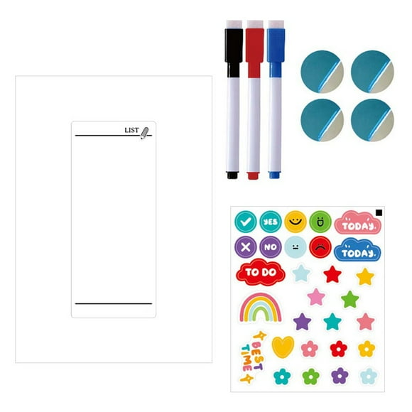 Easter Easy To Erase Blank Sticker Refrigerator Refrigerator Board Refrigerator Small Whiteboard Grill Spray Torch Dot Markers Kids Markers Caulk Chalk Pen Cars Coloring Book Kids Crafts Chalk
