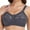 Dark Gray, variant on Riforla Women's Plus Size Bra Minimiser Lace Full Coverage Firm Hold Non Padded Non Wired Everyday Wear Bras Silver 38