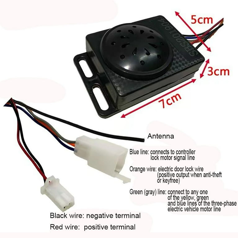 Bike Anti Theft Alarm For Scooty Anti Theft Bike Alarm Wireless Vibrating  With Remote Control