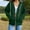 Green, variant on Daolelai Women's Casual Long-Sleeved Hooded Solid Color Casual Sweatshirt