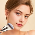 thumbnail image 2 of Double-headed Makeup Brush Professional Slanted Flat Top Synthetic Kabuki Foundation Loose Powder Blush Eyeshadow Contour Concealer Blending Cosmetic Brush, 2 of 8
