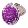 thumbnail image 4 of 4xtravel cara Espejo de Maquillaje Portátil Lupa Espejo Plegable Púrpura Sunnimix Espejo de maquillaje compacto de viaje, 4 of 8