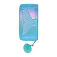 thumbnail image 2 of Cartera Azul Tornasol La Merced Sintético con Llavero de Pompón, 2 of 4