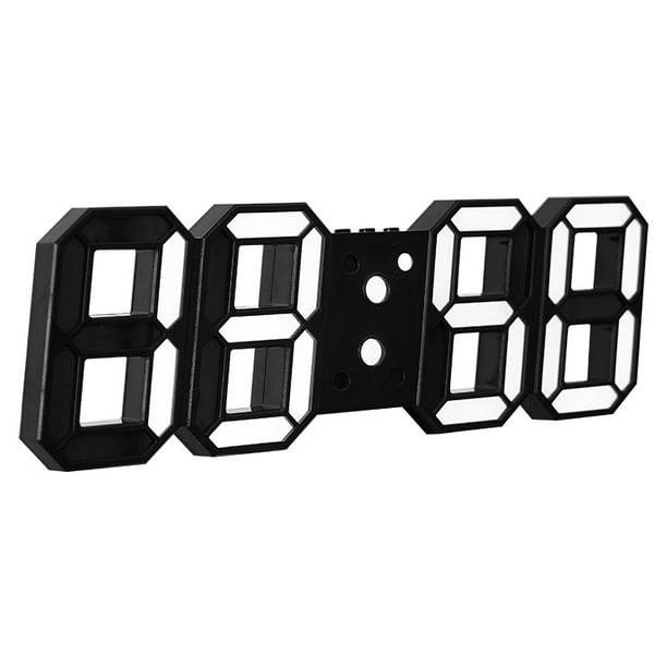 Reloj de pared LED 3D con control remoto relojes electronicos LED de 9 7