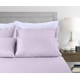 thumbnail image 4 of Threadmill Cotton Twin XL Sheet Set | 100% Cotton Sheets for Twin XL Size Bed | Damask Jacquard Sateen Twin XL Bed Sheets Set with 16” Deep Pocket | Soft Breathable 3-Piece Cooling Sheet Set | Lilac, 4 of 7