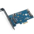 thumbnail image 1 of Adaptateur Mini PCI-E PCI Express vers PCI-E 1x avec Emplacement pour Carte SIM, 1 of 3