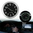 thumbnail image 1 of serony Dashboard Clock For Car Motorcycle And Watch With Easy-to-Read Display Silent Metal Car Clock Black Luminous, 1 of 6