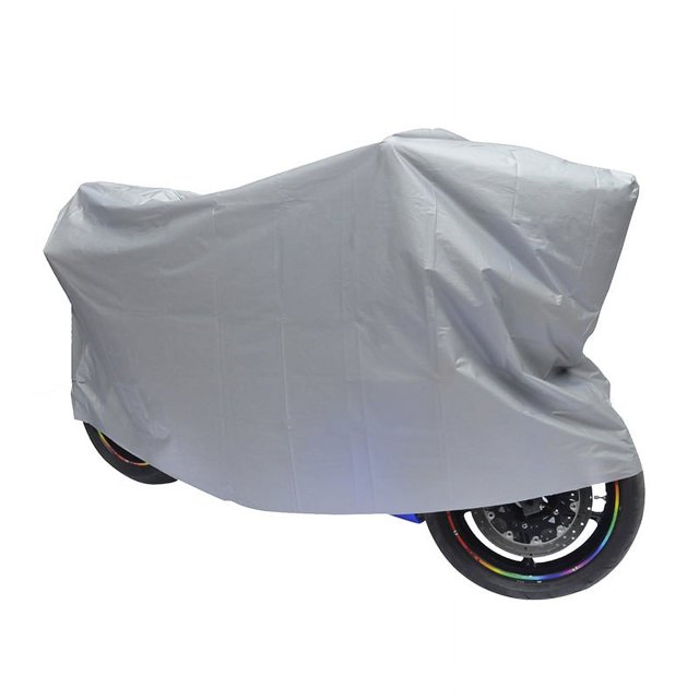 Cubierta impermeable para motocicleta al aire libre, cubierta a prueba de polvo para scooter, protección UV, cubierta de almacenamiento al aire libre(L) brillar Electrónica