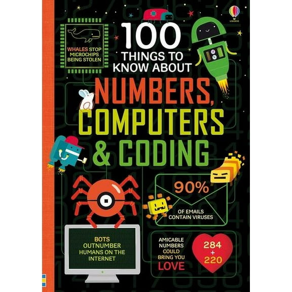 100 Things To Know About Numbers, Computers & Coding by A. James HB NEW
