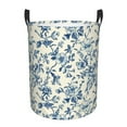 thumbnail image 2 of Cauagu Vintage Blue Floral for Laundry Basket,Collapsible Organizer Basket for Storage Bin Toy Bins Gift Baskets Bedroom Clothes Children Nursery Hamper -Medium, 2 of 7