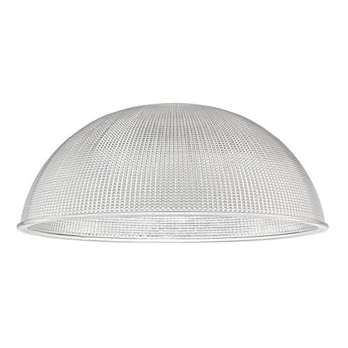 Design Classics Lighting Prismatic Glass Shade 13-Inch Wide 1.63-Inch Fitter