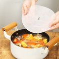thumbnail image 3 of 100 piezas de papel absorbente de aceite: papel de filtro absorbente de aceite redondo para sopa frita, para cocina doméstica, absorbe y elimina rápidamente la grasa., 3 of 7