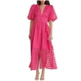 thumbnail image 2 of Aqestyerly Ensembles Lounge pour Femmes à Manches Longues Robe Lanterne Décontractée de Fête à Manches pour Femmes, 2 of 6