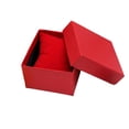 thumbnail image 1 of Cajas para pulseras Estuche rígido duradero de moda Caja de regalo Estuches para relojes Empaquetado de joyas Cumpleaños de Navidad Almacenamiento y organización del hogar Rojo 9*8*5.5 cm Cateissary HA078024-02, 1 of 6