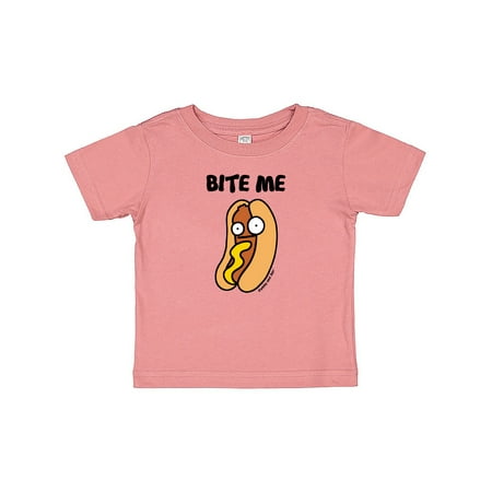 

Inktastic Hotdog Bite Me Gift Baby Boy or Baby Girl T-Shirt