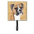 thumbnail image 2 of Carolines Treasures SC9121SH4 Boxer Wipe your Paws Leash or Key Holder Single Hook multicolor, 2 of 2