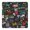 I Love My, variant on Husky Dog Flower Floral Square Fitted Tablecloth with Elastic Edge,Square Table Cover,Washable Elastic Table Cover for Home Kitchen Party Decor 34"x34"