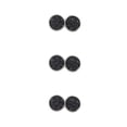 thumbnail image 4 of Jumpingount Pendientes Auriculares 8MM Acero inoxidable Ronda Stud Cabujones Decoraciones Boda Encanto Drusy Navidad para Mujeres Niñas 12 Type1 NO1, 4 of 6