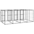 thumbnail image 3 of vidaXL Chenil Extérieur pour Chien en Acier 9,68 M2, 3 of 4