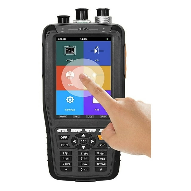 Loomza OTDR 1550nm Touch Screen USB Ethernet Optical Time Domain Reflectometer Fiber Tester