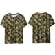 thumbnail image 5 of Tops para hombre, blusas y camisas de cuello redondo y manga corta para hombre, blusas y camisas casuales deportivas con estampado de camuflaje divertido para hombre y mujer, blusas vintage de manga c, 5 of 8