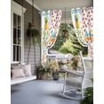 thumbnail image 4 of nqOlkjepod Outdoor Curtains for Patio Waterproof, Pineapple Watermelon Outdoor Privacy Panels Grommet, Summer Modern Fruit Watercolor Blackout Outside Curtains for Porch/Cabana 54"x84", 2 Panels, 4 of 8