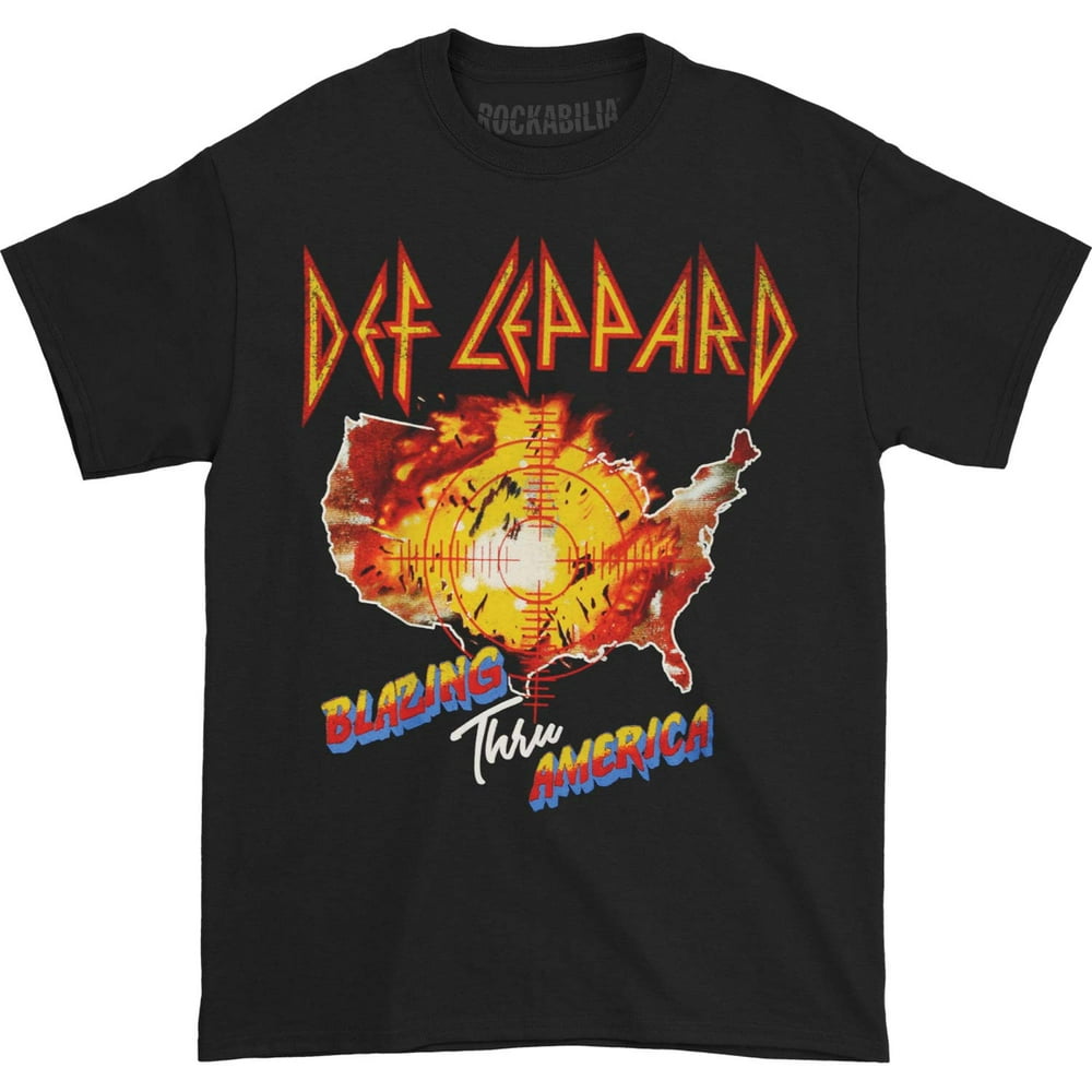 men def leppard t shirt