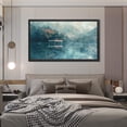 thumbnail image 4 of Asian Landscape Painting Abstract Wall Art Longmen Grottoes Wall Decor Framed Canvas Wall Art For Home Decoration, 4 of 8