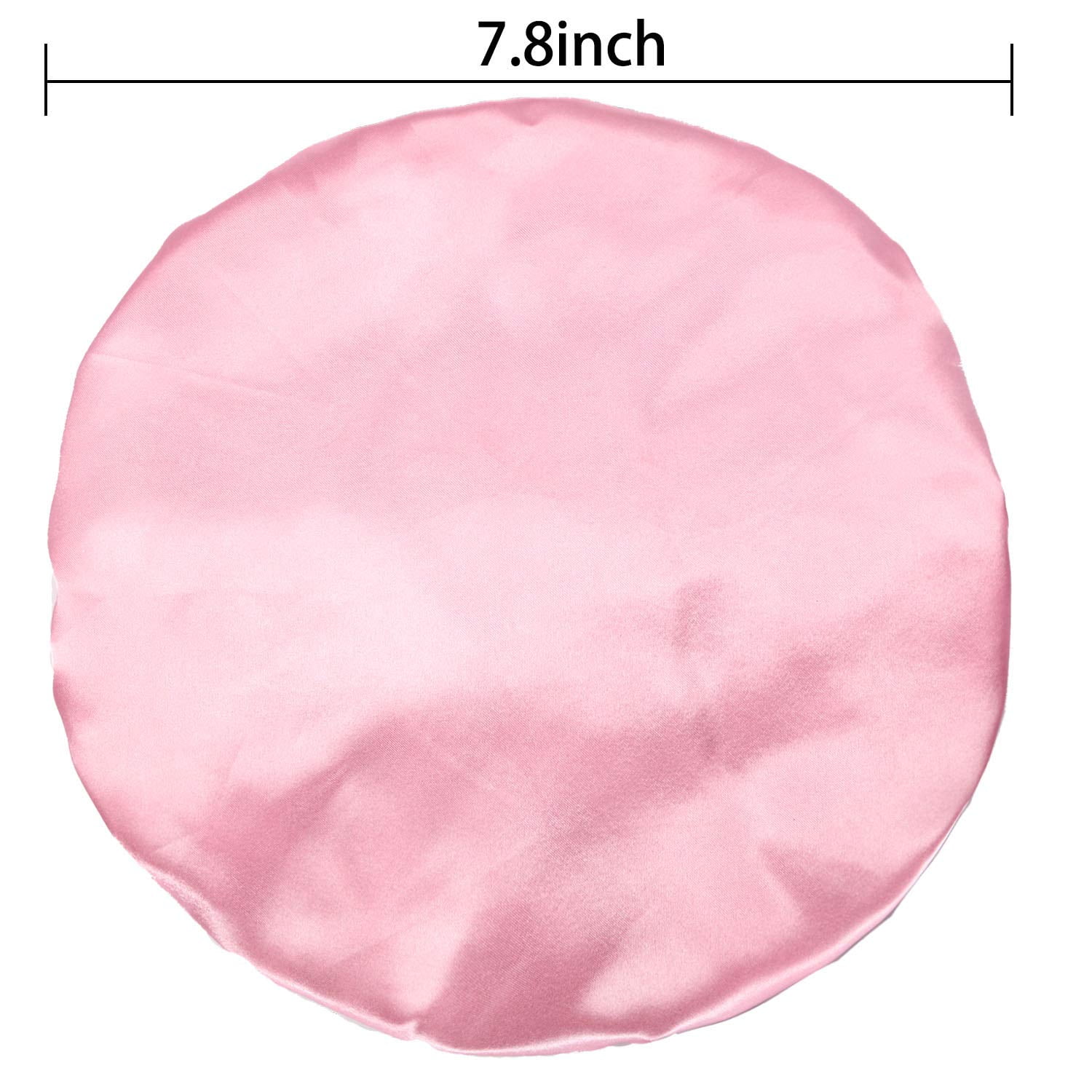 OUSITAID 3 Pieces Kids Satin Bonnet Sleeping Cap for Natural Hair Teens Toddler Child Baby Adjustable Satin Cap for Night Sleeping Reversible Double Layer Yellow/Pink/Sky Blue