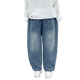 thumbnail image 2 of Kid's Denim Pants Boys' Cartoon Letter Jeans Girls' Casual Trousers Spring and Autumn Children's Clothing 1-6 Years, 2 of 6