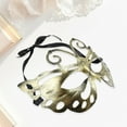 thumbnail image 4 of Unique Bargains 1 Pc Bees Party Mask Gold Tone Plastic, 4 of 5