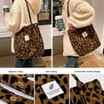 thumbnail image 4 of Bolso tote de pana Bolso de hombro para el trabajo Playa Almuerzo Viajes Compras Comestibles MFZFUKR BST2000938-3, 4 of 5