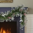 thumbnail image 3 of 9ft x 10in PE/PVC Decorated Garland 220 Tips Pine Cones & Berries, 3 of 4