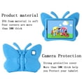 thumbnail image 5 of ELEHOLD Cute Kids Case for iPad Pro 11 Inch (2022/2021/2020/2018) / iPad Air 5th/4th Gen (2022/2020) Kids Friendly EVA Butterfly Wings Kickstand Heavy Duty Rugged Shockproof Protective Case,Blue, 5 of 6