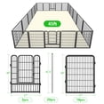 thumbnail image 2 of Jhsomdr Decorative Garden Metal Fence 45ft (L)×40in(H) 20 Panels Heavy Duty Iron Wire Animal Barrier Temporary No Dig Fence Landscape Edging Privacy Fencing for Yard, Outdoor, Dog, Patio, Flower Bed, 2 of 8