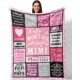 thumbnail image 1 of LHSHID Mimi Gifts Grandma Birthday Gifts Mimi Gifts for Grandma Grandma Gifts Idea Best Mimi Gifts from Grandson Mimi Blanket 40"x50", 1 of 7