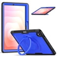 thumbnail image 2 of XYX Case for Samsung Galaxy Tab S11 (2025) with Rotating Stand, Shoulder Strap, 2in1 Shockproof Cover, Deep Blue, 2 of 7