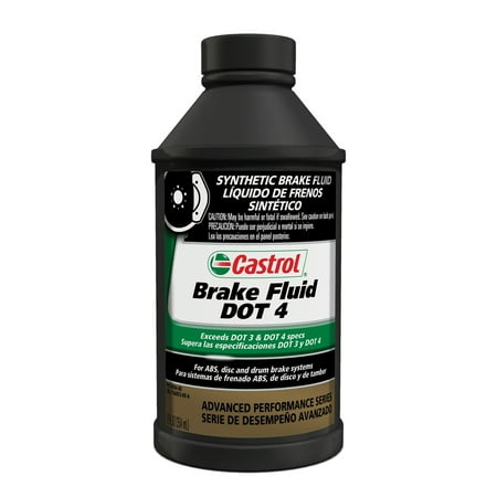 Castrol Brake Fluid DOT 4, 12 OZ (Best Brake Fluid Brand)