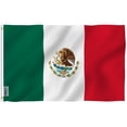 thumbnail image 1 of Anley Fly Breeze 90 x 150 cm Bandera México - Colores Vivos y Resistentes a Rayos UVA - Bordes Reforzados con Lona y Doble Costura - Mexicana MX Nacional Banderas Poliéster con Ojales de Latón, 1 of 5