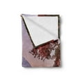 thumbnail image 2 of Mountain Soft Flannel Fleece Blanket, Autumn Scenery of Hill Mountain and Lake Kawaguchi Fall Leafy Trees Photo in Dusk, Cozy Plush for Indoor and Outdoor Use, 50" x 60", Multicolor, by Ambesonne, 2 of 5