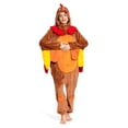 thumbnail image 4 of Pijama de pavo de dibujos animados para adultos, reno, muñeco de nieve, Navidad, Cosplay, franela, ropa de dormir, mono, disfraz, fiesta de carnaval de Halloween, 4 of 5
