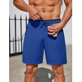 thumbnail image 6 of Pinspark Men's Athletic Running Shorts 7" Mesh Quick Dry Workout Shorts with Zipper Pockets Lightweight Gym Shorts, 6 of 8