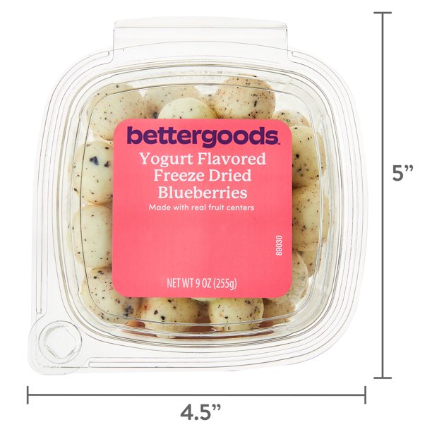 bettergoods Yogurt Freeze Dried Blueberries, 9 oz for Breakroom