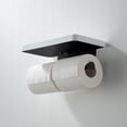 thumbnail image 5 of Kibi USA Deco Double Tissue Holder With Shelf Brushed Gold, 5 of 5