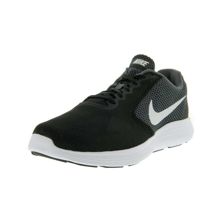 Uitstekend steno staking Nike Revolution 3 Running Shoe for Men - 11W - Dark Grey / White-Black -  Walmart.com